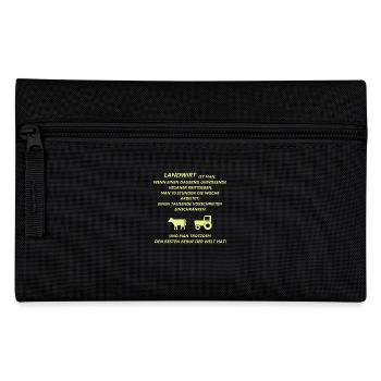 Landwirt - Federtasche - Schwarz - Vorne