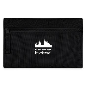 Köln / Kölsch: Et hätt noch immer jot jejange! - Federtasche - Schwarz - Vorne