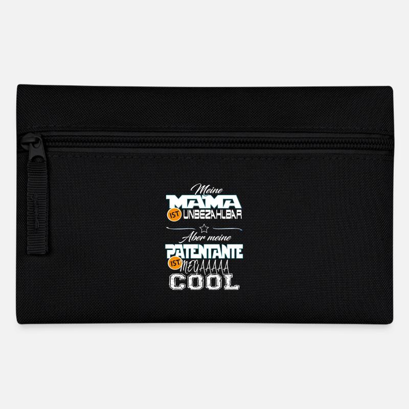 Patentante mega cool - Federtasche - Schwarz
