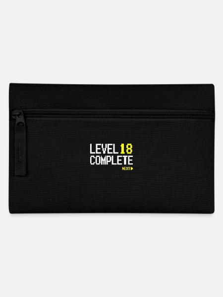 19th birthday Level 18 Complete Next born 2000 - Pencil Case - black