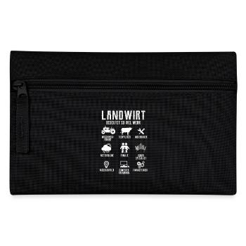 Landwirt - Federtasche - Schwarz - Vorne