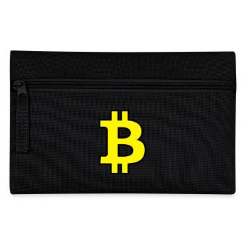 Bitcoin Satoshi Nakamoto - Federtasche - Schwarz - Vorne