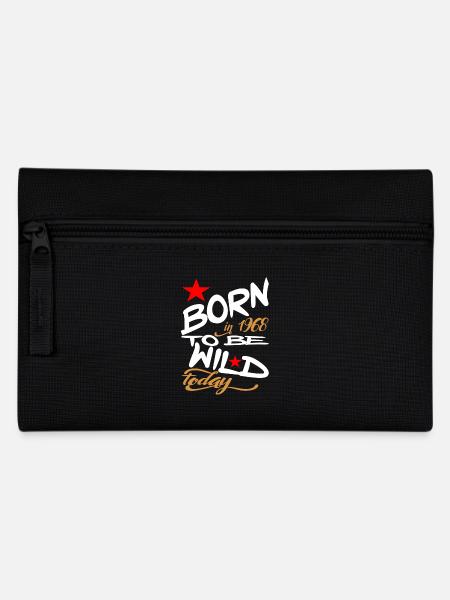 1968 geboren Heute, wild zu sein - Federtasche - Schwarz