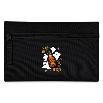 I'm here for the spirits - Funny Halloween shirt - Pencil Case - black - Front