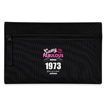 Sassy Fabulous Since 1973 - Pencil Case - black - Front