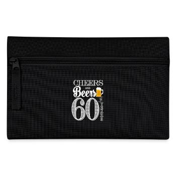 60th birthday Cheers and Beers To 60 Years 1959 - Pencil Case - black - Front