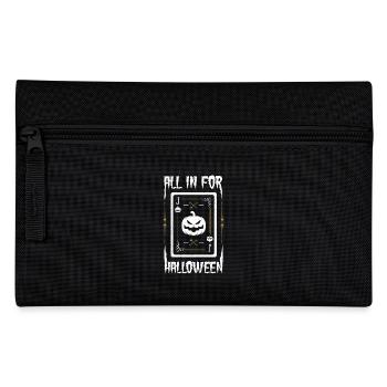 All in for Halloween - Card Players - Pencil Case - black - Front