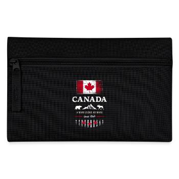 Canada Ottawa Maple Leaf Maple Leaf Canada America - Pencil Case - black - Front