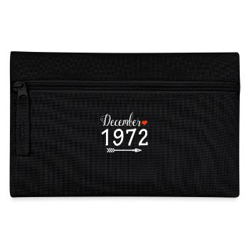 Dezember 1972 - Federtasche - Schwarz - Vorne