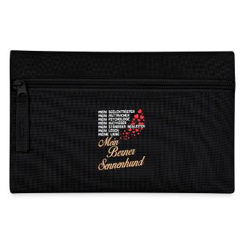 Berner-Sennenhund - Mein - Federtasche - Schwarz - Vorne