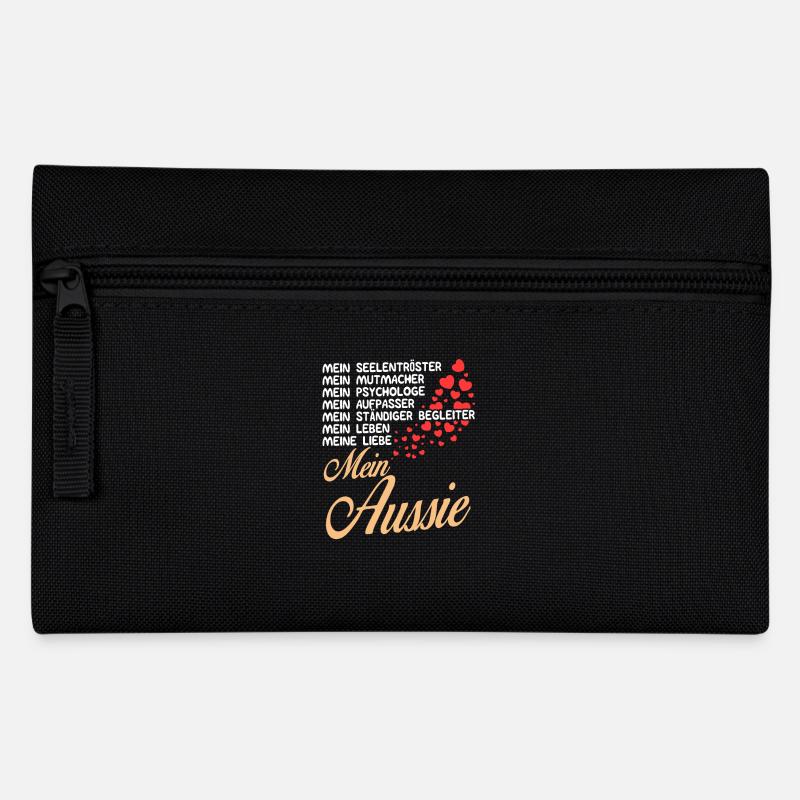 Aussie - Mein - Federtasche - Schwarz