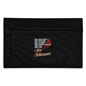 Schnauzer - Mein - Federtasche - Schwarz - Vorne