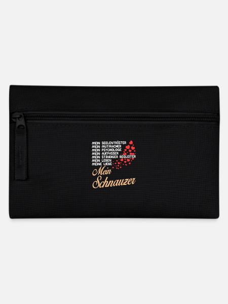 Schnauzer - Mein - Federtasche - Schwarz