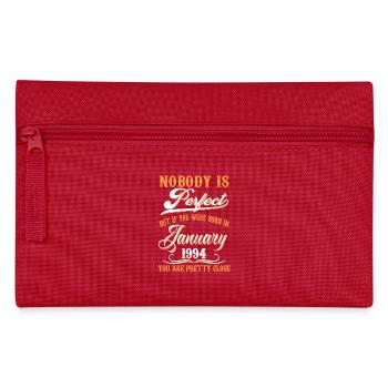If You Born In January 1994 - Pencil Case - red - Front