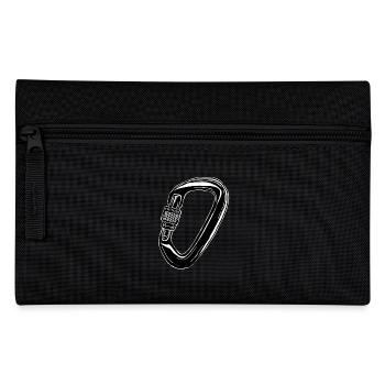 Climbing Carabiner - Climbing T-Shirt - Pencil Case - black - Front
