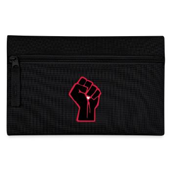 Fist avec le coeur - Trousse - noir - Devant