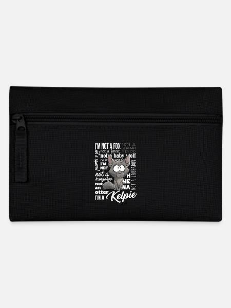 I'm Kelpie Fawn - white EN - Pencil Case - black