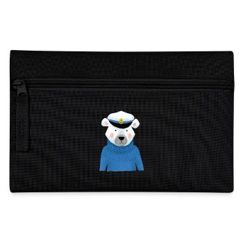 fur seal - Pencil Case - black - Front