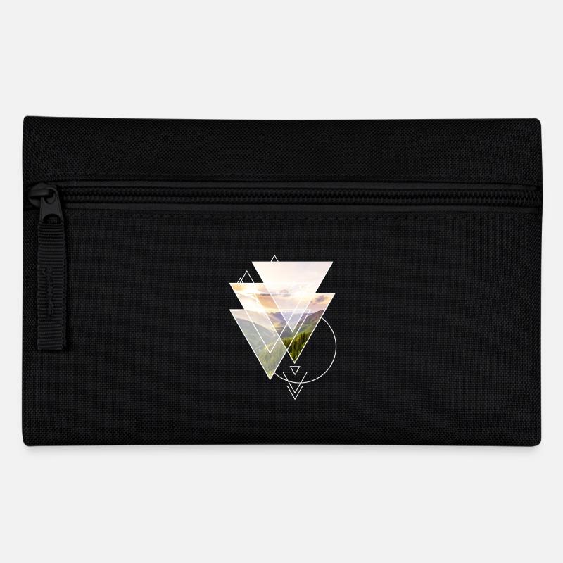 Geoberge - Federtasche - Schwarz