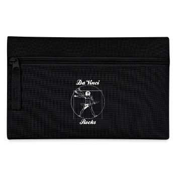 rock n roll leonard de vinci - Pencil Case - black - Front