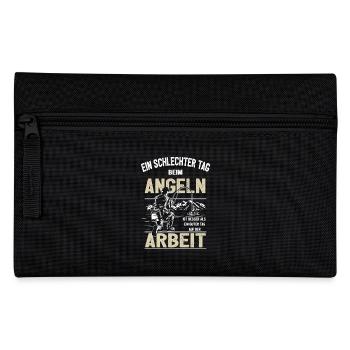 A bad day fishing Angel friends - Pencil Case - black - Front