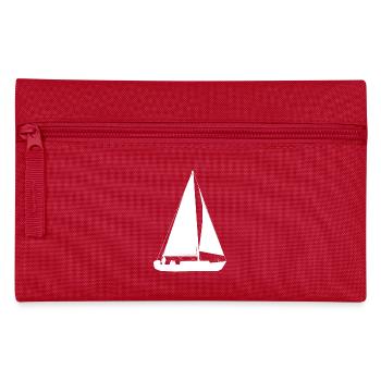Sailing sailboat sailing ship water sports - Pencil Case - red - Front