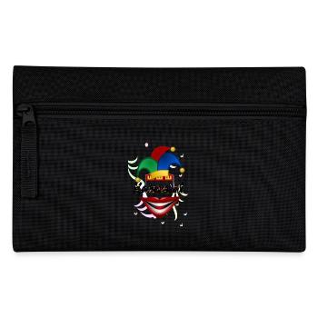 Karneval - Federtasche - Schwarz - Vorne
