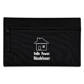 home builder - Pencil Case - black - Front