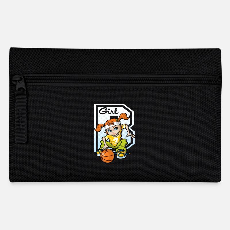 Basketball girl - Pencil Case - black