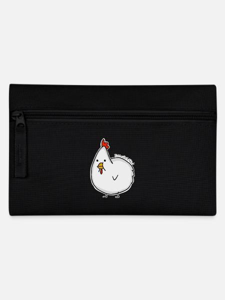 Emma das Huhn - Premium Longsleeve - Women - Federtasche - Schwarz
