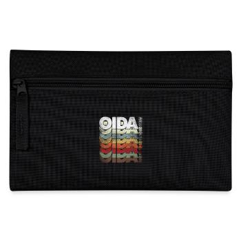 Oida – Wiener Slang im stylischen Retro-Look - Federtasche - Schwarz - Vorne