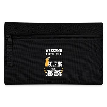 Golfing With A Chance Of Drinking - Pencil Case - black - Front