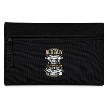 This Old Guy Is Armed With A Quick Wit - Pencil Case - black - Front