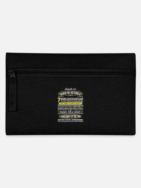 Legends Are Born In October - Pencil Case - black