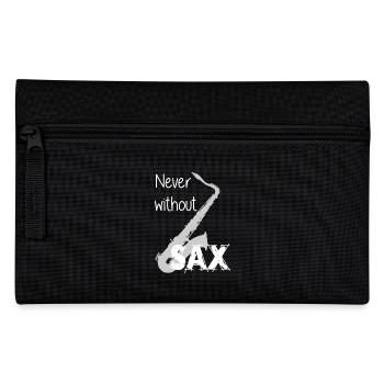 Saxofon / Nicht ohne Saxofon / Jazz / Sax - Federtasche - Schwarz - Vorne