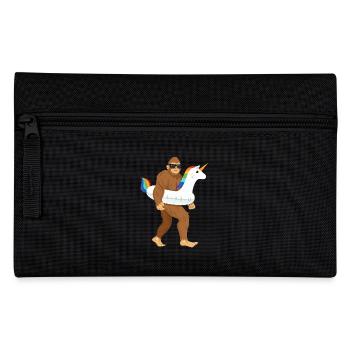Bigfoot Unicorn Float - Pencil Case - black - Front