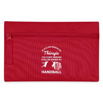 Handball therapy - Pencil Case - red - Front