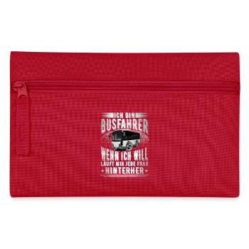 Busfahrer - Federtasche - Rot - Vorne