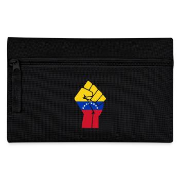 Venezuela Faustflagge - Federtasche - Schwarz - Vorne