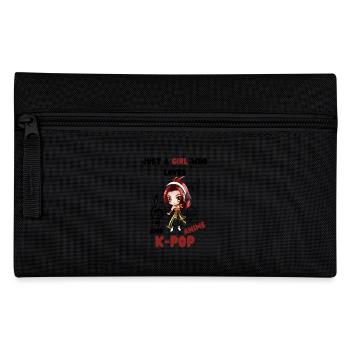 K- Pop Anime Koreanischer Pop - Federtasche - Schwarz - Vorne