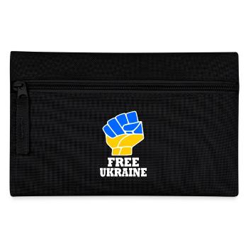 Free ukraine - Federtasche - Schwarz - Vorne