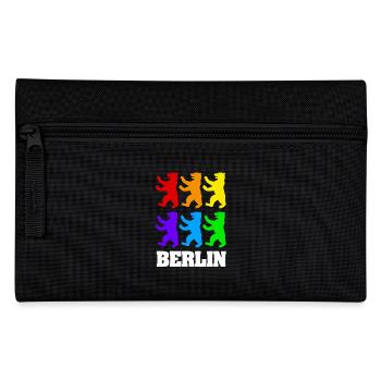 Berlin Ours en couleur - Trousse - noir - Devant