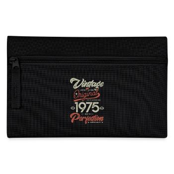1975 anniversaire vintage Né 1975 - Trousse - noir - Devant
