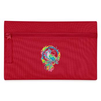 Vogel - Federtasche - Rot - Vorne