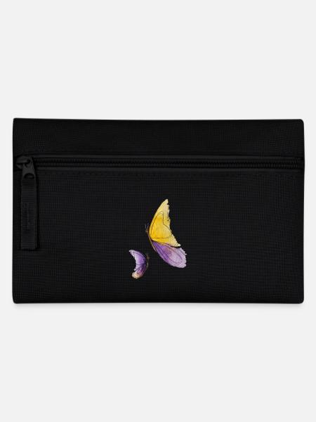 Butterflies - Pencil Case - black