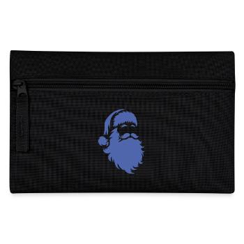 Santa Claus Silhouette: Christmas Magic - Pencil Case - black - Front