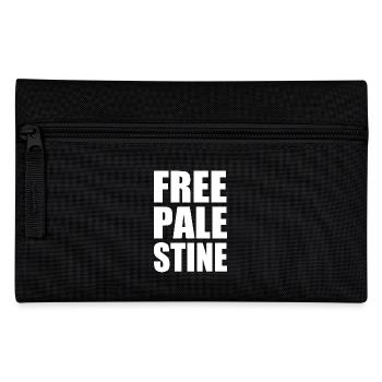 Free palestine - Trousse - noir - Devant