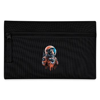 Weltraumaffe Erkundet Das Universum - Federtasche - Schwarz - Vorne