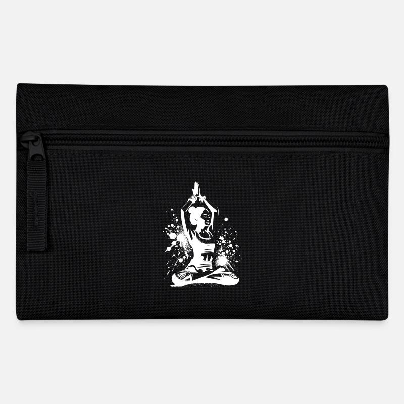 Méditation Relaxation Professeur de yoga asiatique - Trousse - noir