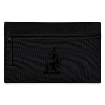 Asian Meditation Relaxation Yoga Teacher - Pencil Case - black - Front